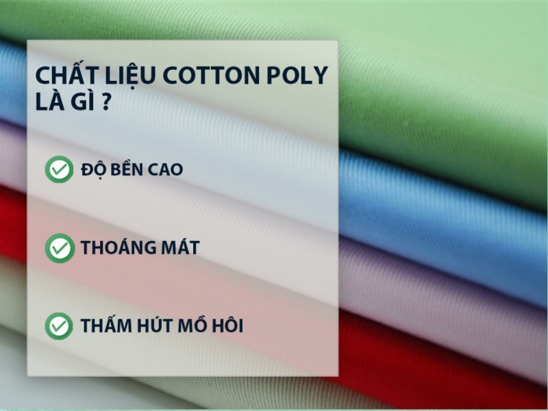 Vải cotton poly là gì ?