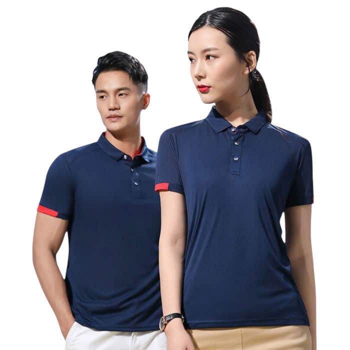Áo thun đồng phục màu xanh đen
